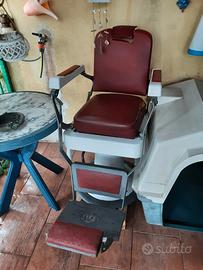 Poltrona barbiere anni 60