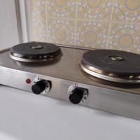 Piastra elettrica  professionale Alpes inox