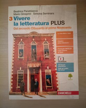Libro "Vivere la letteratura Plus" -Vol. 3+4 NUOVO
