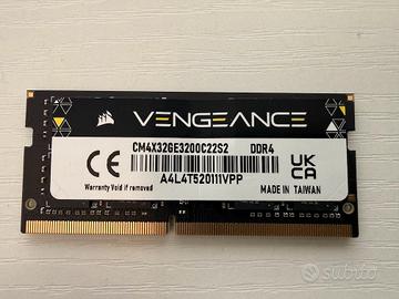 2x Corsair Vengeance 32GB DDR4 3200 SO-DIMM CL22