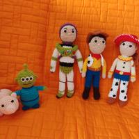 set personaggi Toy Story fatto a mano 