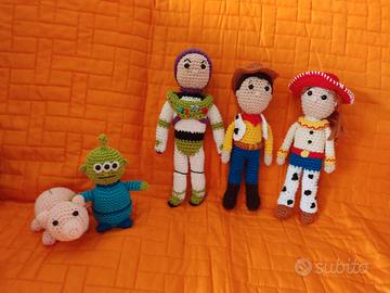 set personaggi Toy Story fatto a mano 