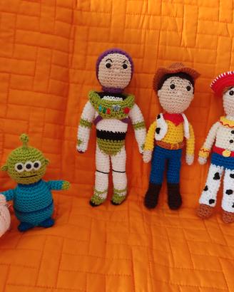 set personaggi Toy Story fatto a mano 