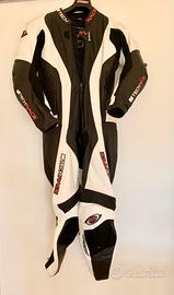 Tuta moto intera professionale - pelle