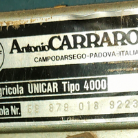 Moto agricolo A. Carraro UNICAR4000