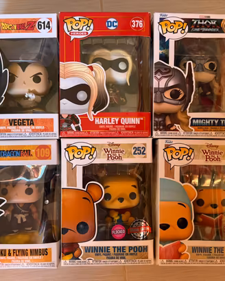 Lotto 6 funko pop originali mai aperti