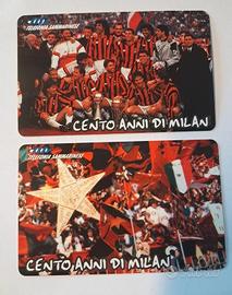 2 Schede Telefoniche AC Milan