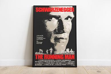 #208 - Poster Locandina Film "The Running Man"