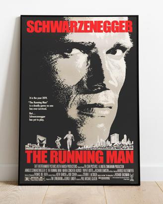 #208 - Poster Locandina Film "The Running Man"