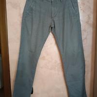 Pantalone uomo grigio taglio classico in cotone