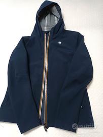 Giubbotto uomo Blu scuro/Grigio tg. L e cappuccio