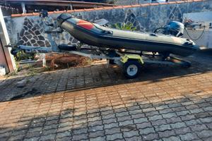 gommone motore carrello 