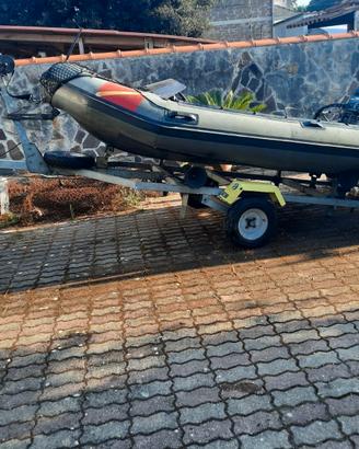 gommone motore carrello 