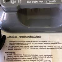 Ferro in plastica vaporizzatore