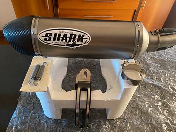 Scarico Shark Dsx-3 titanio/carbonio hornet 03/04
