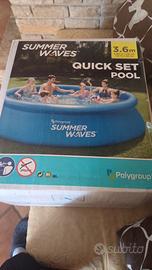 Piscina nuova mai usata, imballata