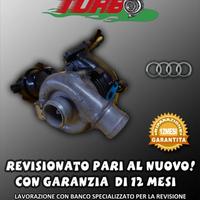 TURBINA TURBO AUDI A4 2.0 TDI - 53039700109 REVISI