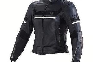 MACNA Giacca Moto Pelle Daisy Donna Nera
