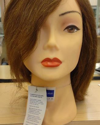 Testina capelli Labor Pro Hair biondo scuro 40cm