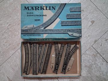 rotaie e scambi Marklin set 5091 scala ho 1:87