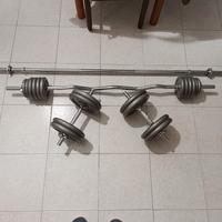 Set pesi usati pochissimo 