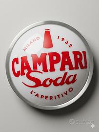 Insegna luminosa Campari bombata