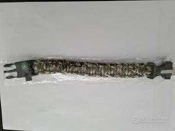 BRACCIALETTO SOPRAVVIVENZA PARACORD