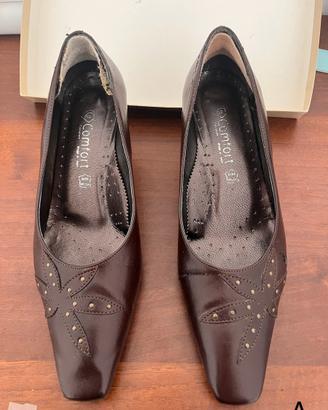 Scarpe Décolleté Vintage in Pelle CB Comfort n.38