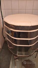 Forno a pozzatto con materiali refrattari