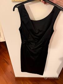 Abito Nero Elegante Sportstaff con Fiocco