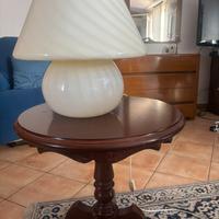 Lampade in vetro di Murano beige  anni 80