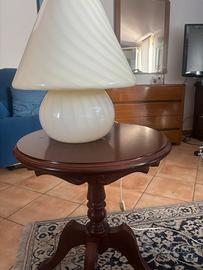 Lampade in vetro di Murano beige  anni 80