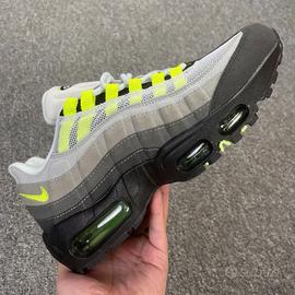 Sneakers Nike Air Max 95 Grigio Verde Fluo Tg 43