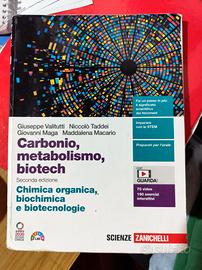 carbonio, metabolismo, biotech ISBN 9788808899835