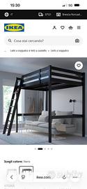 Letto matrimoniale ikea a soppalco