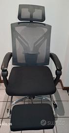 Sedia da scrivania ergonomica Hbada