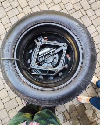 ruotino lancia y/ fiat pirelli 135/80 b14 80p