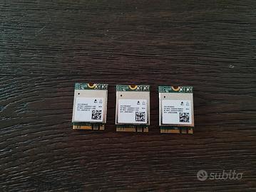 Lotto 3x Schede Wi-Fi + Bluetooth M.2 AzureWave AW