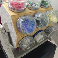 Gioielli pietre SWAROVSKI ACCIAIO + Supporto