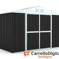 Box giardino lamiera zincata 327x155 nero