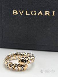 ANELLO ORO BVLGARI TUBOGAS