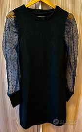 Vestito Maniche in Tulle