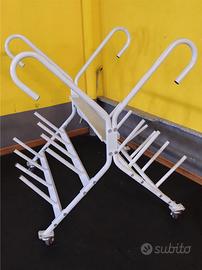 Rack rastrelliera porta bilanciere dischi pump