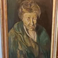 Contessa, olio su tavola firmato A. Banti