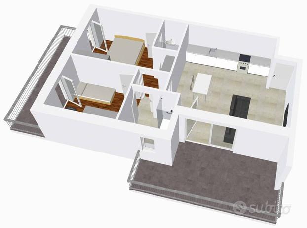 Nuova costruzione: trilocale esposto a sud