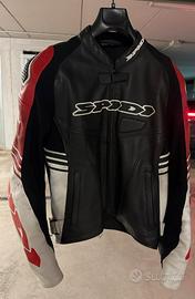 Giacca moto in pelle spidi