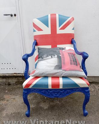 Poltrona barocco modenese gastone Band. Inglese