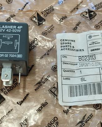  Relè Piaggio Ape P703 Dispositivo Com. Lampegg. 