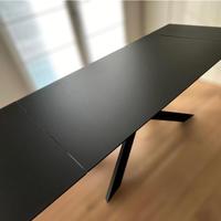 TAVOLO NERO OPACO ALLUNGABILE