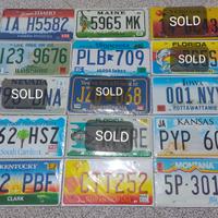 Targhe americane riproduzione